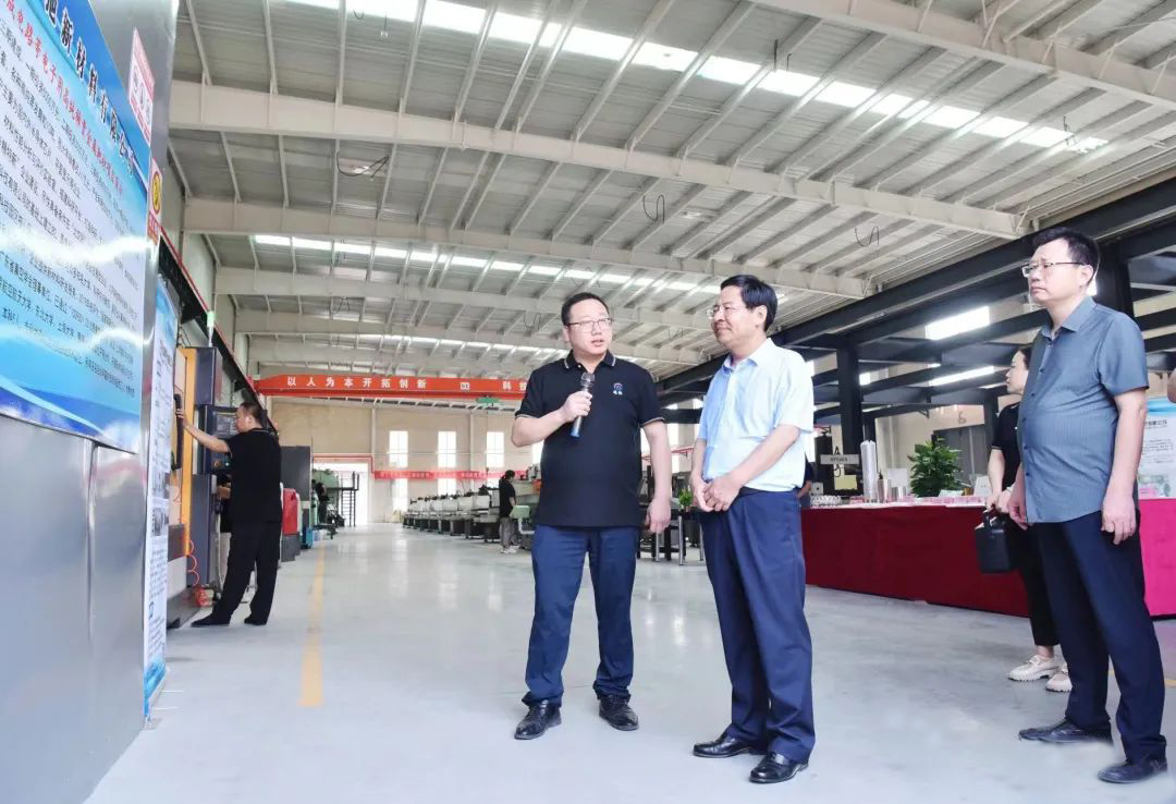 定州市市委书记张涛到北京k8凯发河北生产基地莅临指导工作